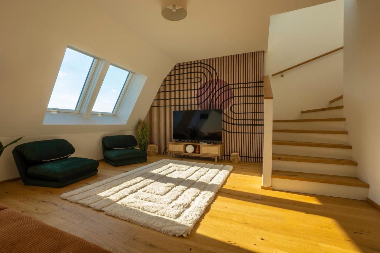 Orestaliving - Penthouse In 2Nd District With View 비엔나 외부 사진